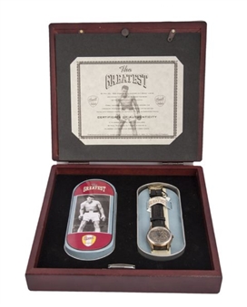 Muhammad Ali Limited Edition Fossil Watch Set with Autographed Photo (LE 7500)